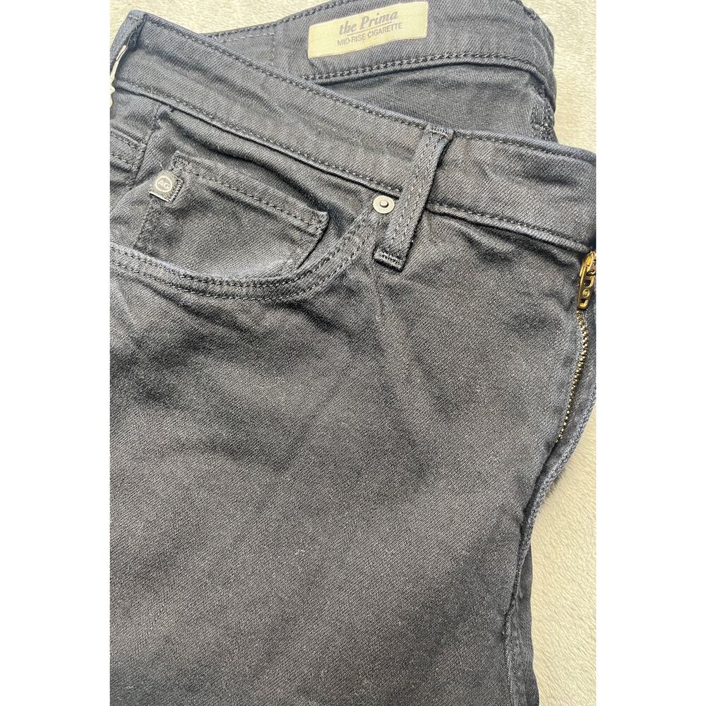Adriano‎ Goldschmied The Prima Mid Rise Cigarette Women’s Black Jeans Size 30R